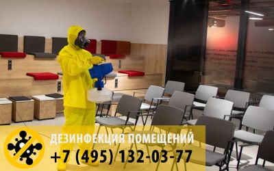 Дезинфекция офисных помещений в Москве